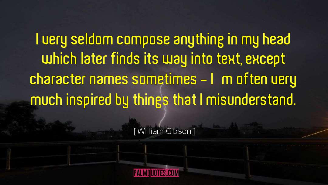Compose Key quotes by William Gibson