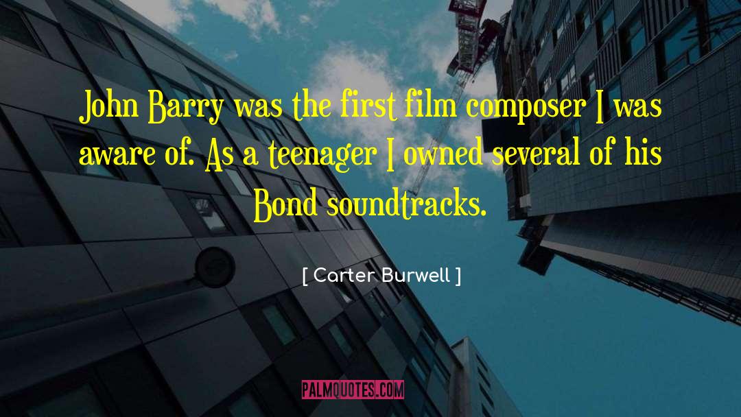 Composer quotes by Carter Burwell