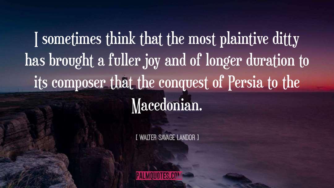 Composer quotes by Walter Savage Landor