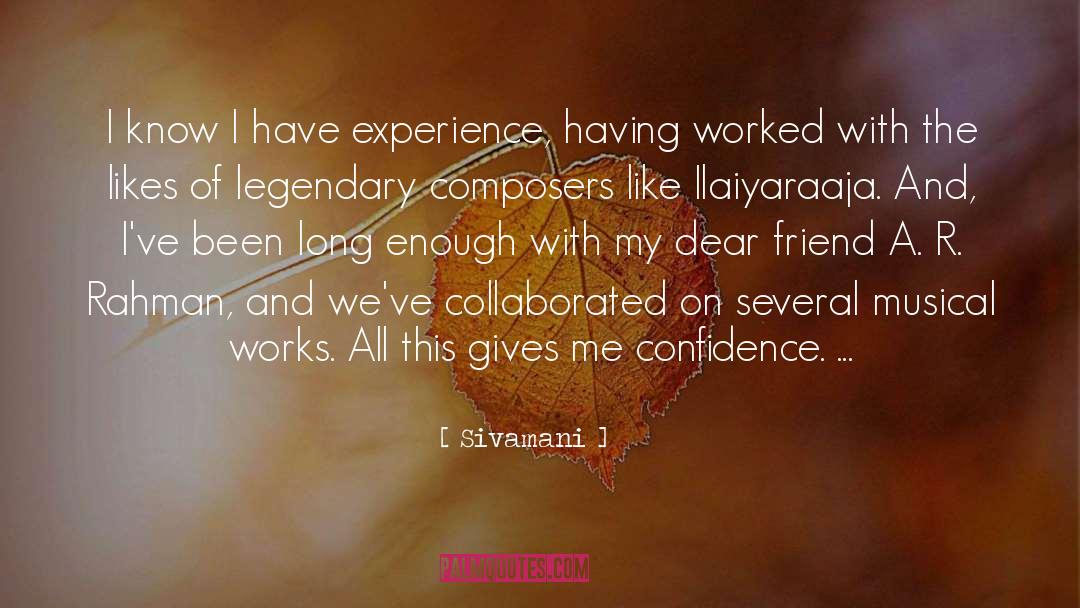 Composers quotes by Sivamani