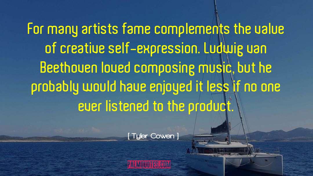 Composing Music quotes by Tyler Cowen