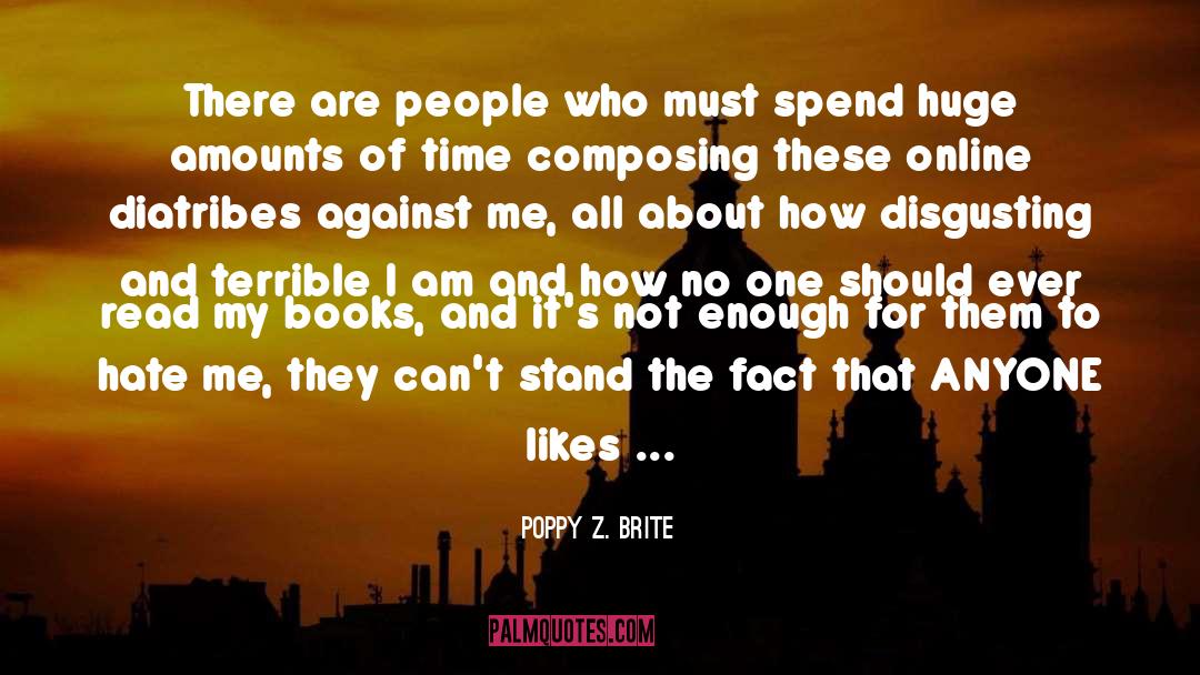 Composing quotes by Poppy Z. Brite