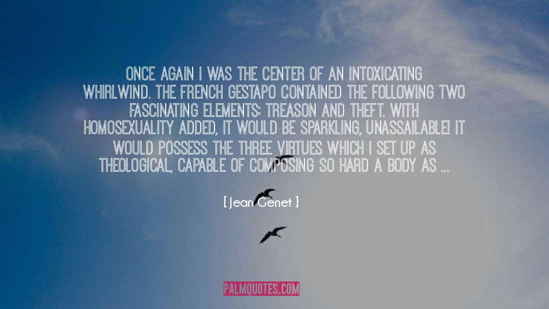 Composing quotes by Jean Genet