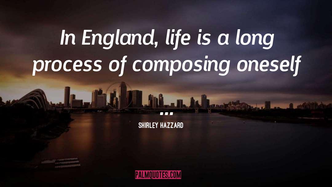 Composing quotes by Shirley Hazzard