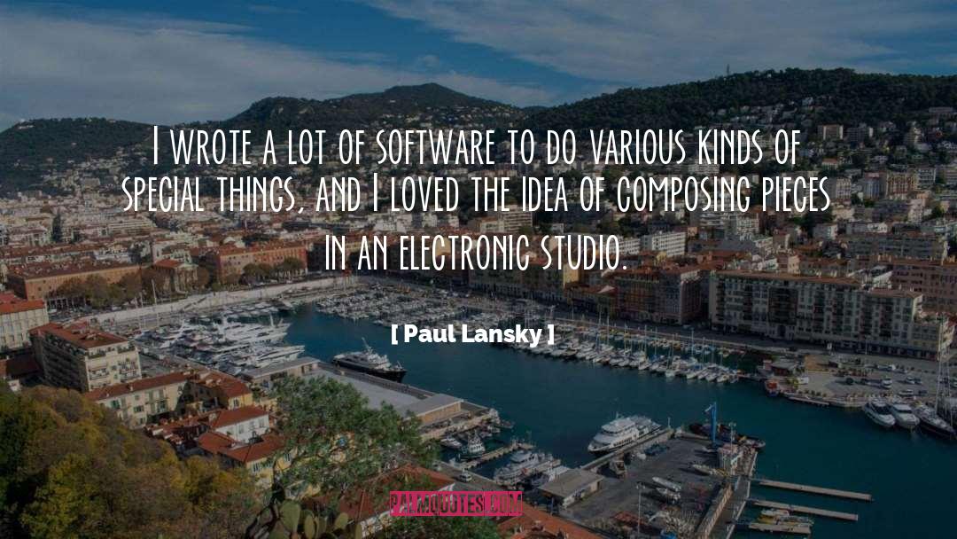 Composing quotes by Paul Lansky