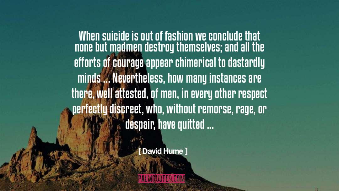 Composure quotes by David Hume