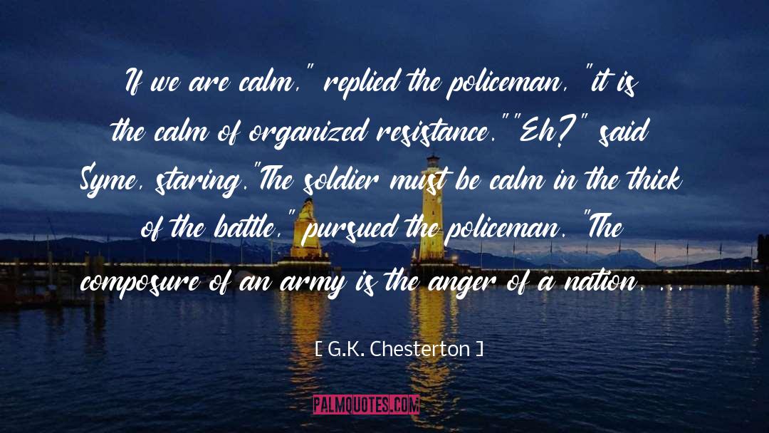 Composure quotes by G.K. Chesterton