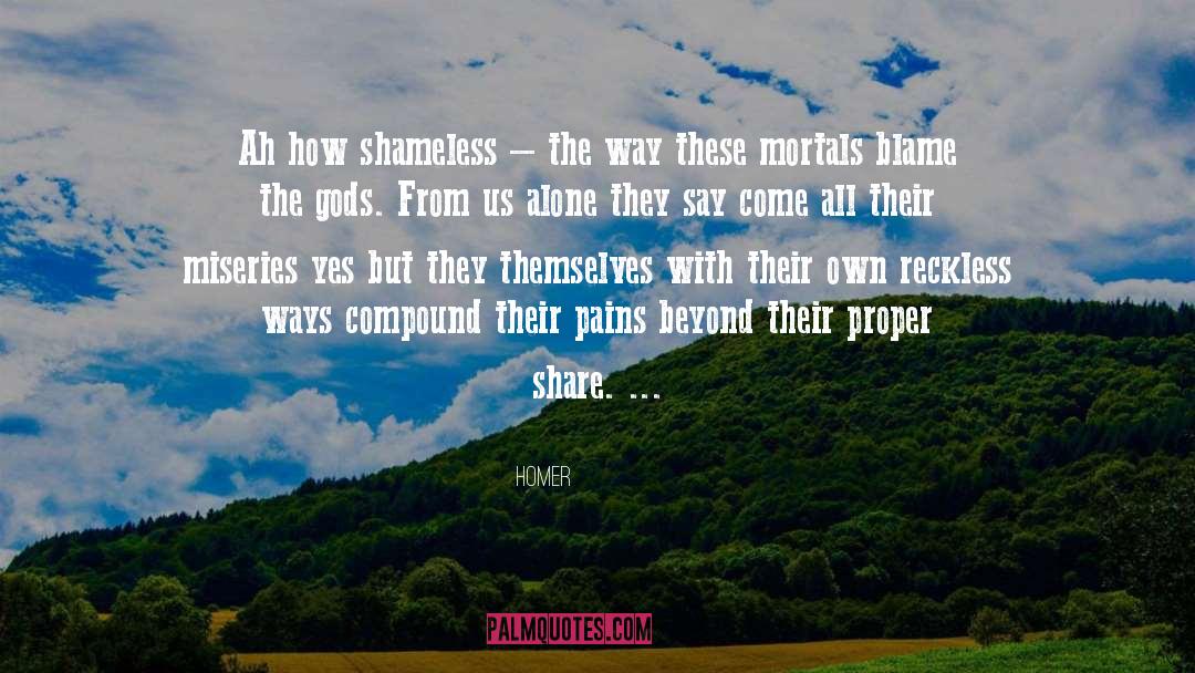 Compounds quotes by Homer