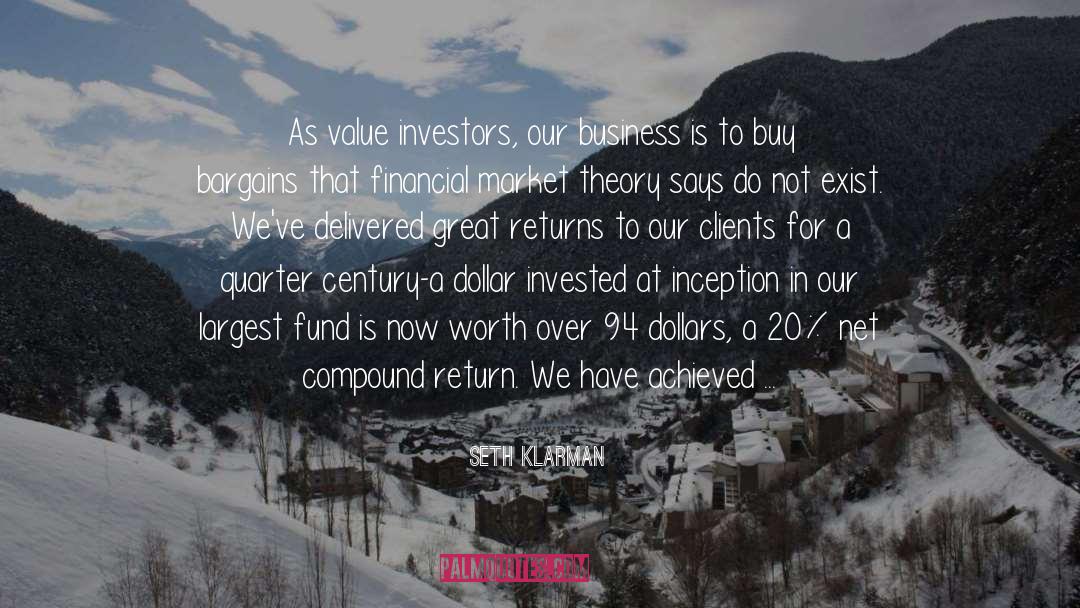 Compounds quotes by Seth Klarman