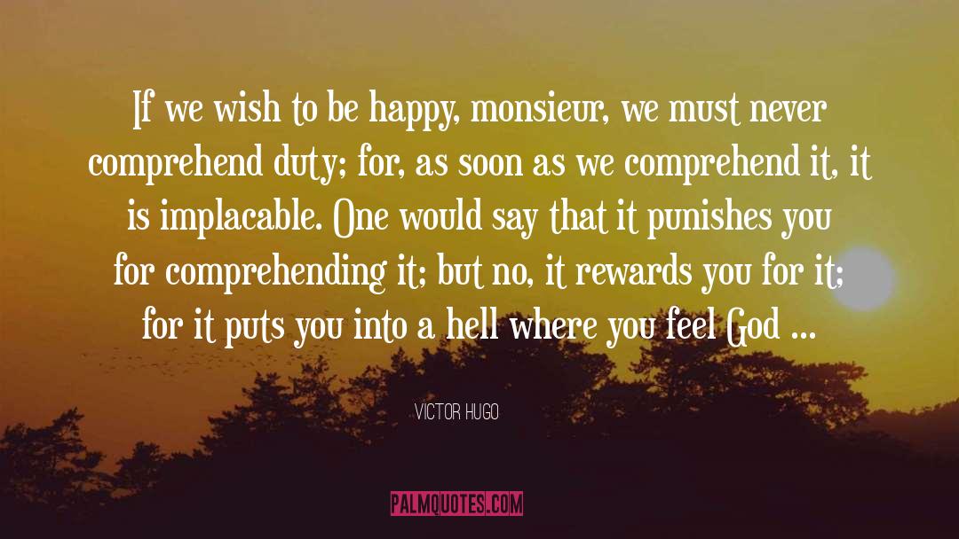 Comprehending quotes by Victor Hugo