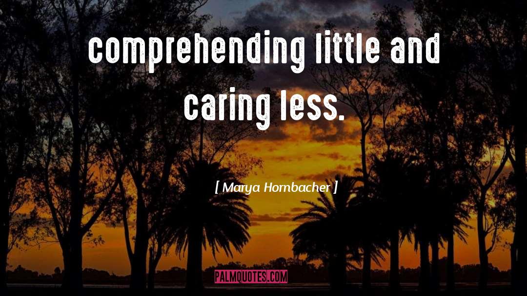 Comprehending quotes by Marya Hornbacher