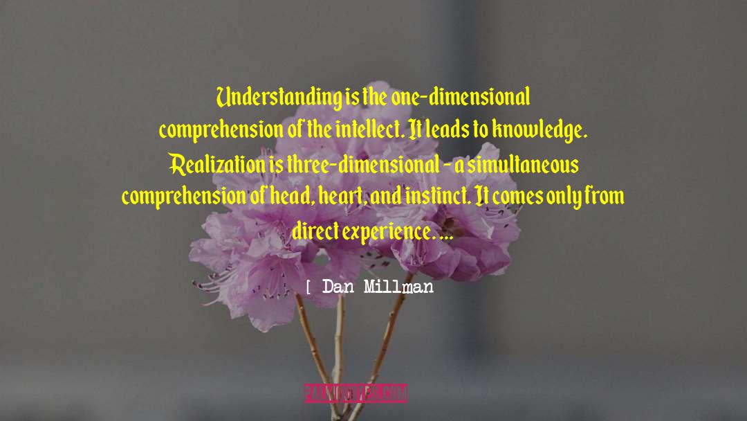 Comprehension quotes by Dan Millman