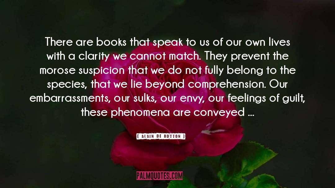 Comprehension quotes by Alain De Botton