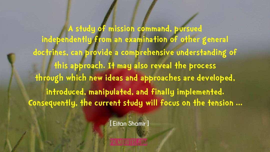 Comprehensive quotes by Eitan Shamir