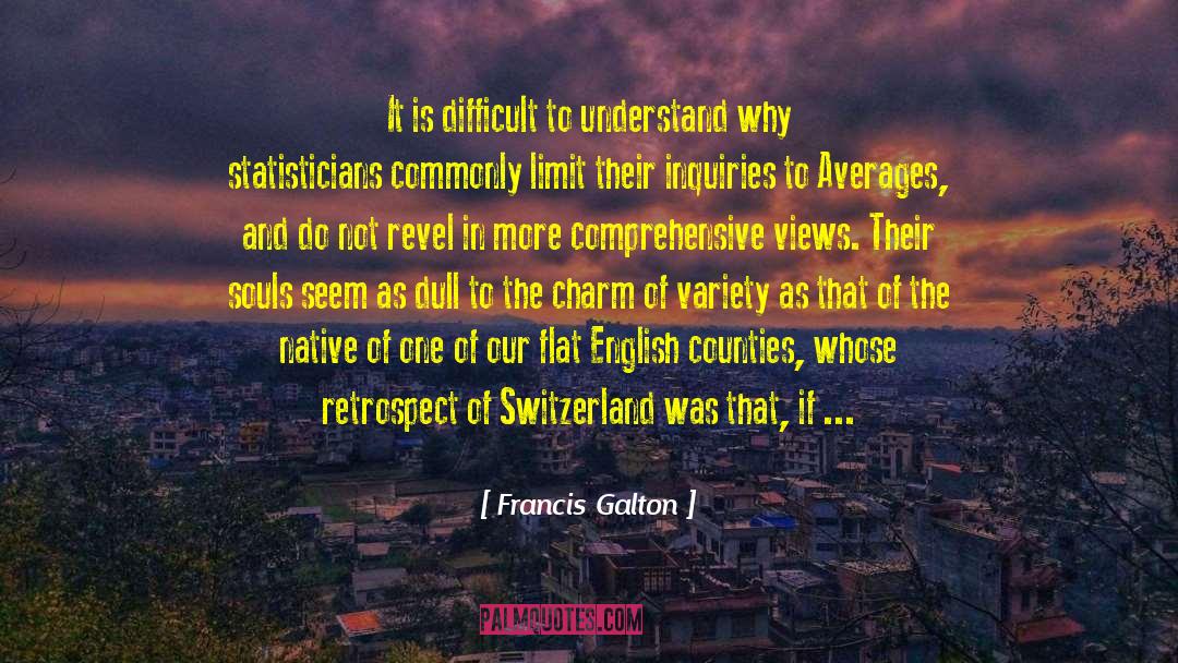 Comprehensive quotes by Francis Galton