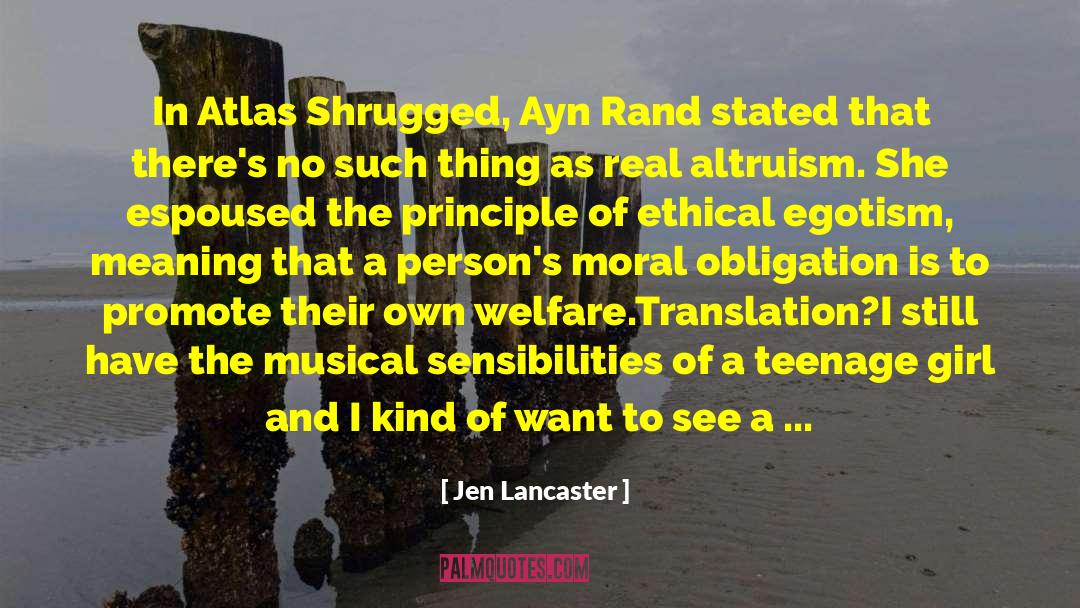 Comprendes Translation quotes by Jen Lancaster