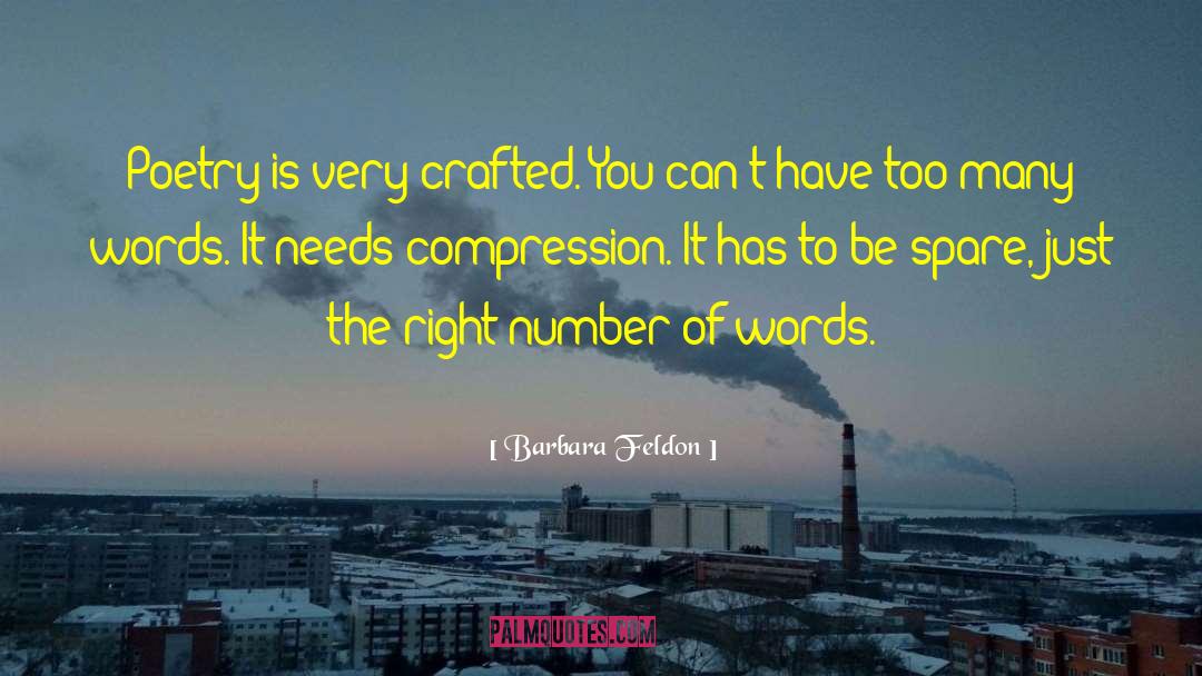 Compression quotes by Barbara Feldon