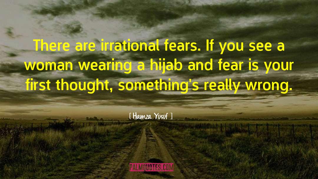 Compulsary Hijab quotes by Hamza Yusuf