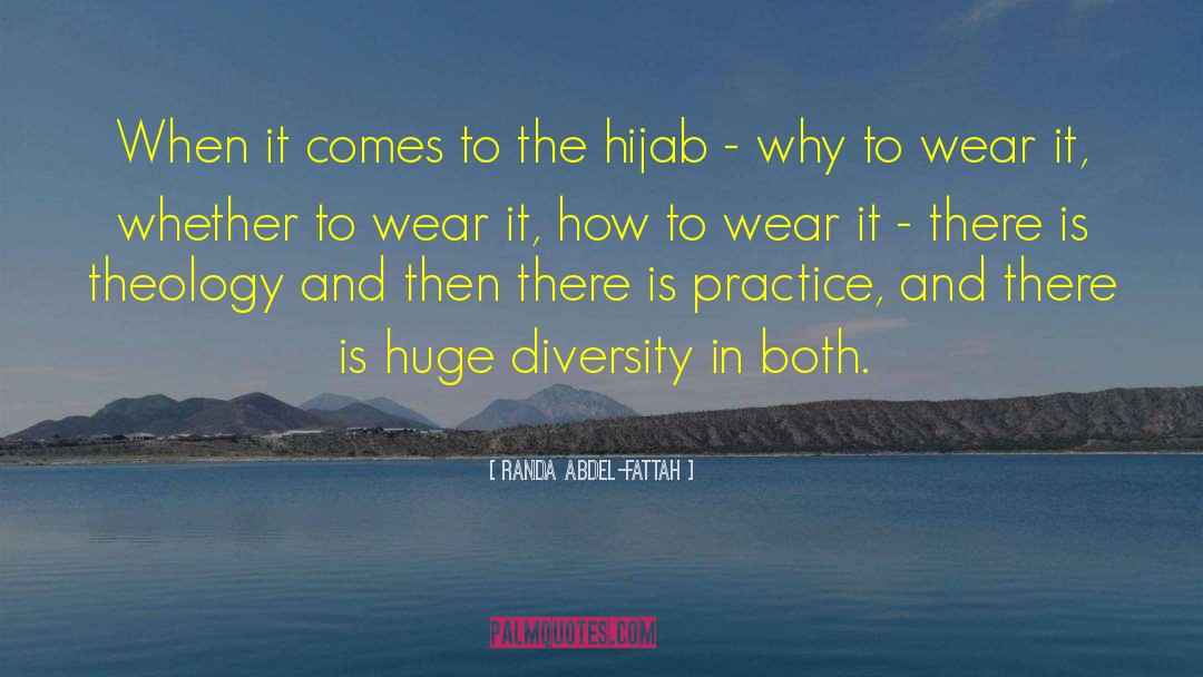 Compulsary Hijab quotes by Randa Abdel-Fattah