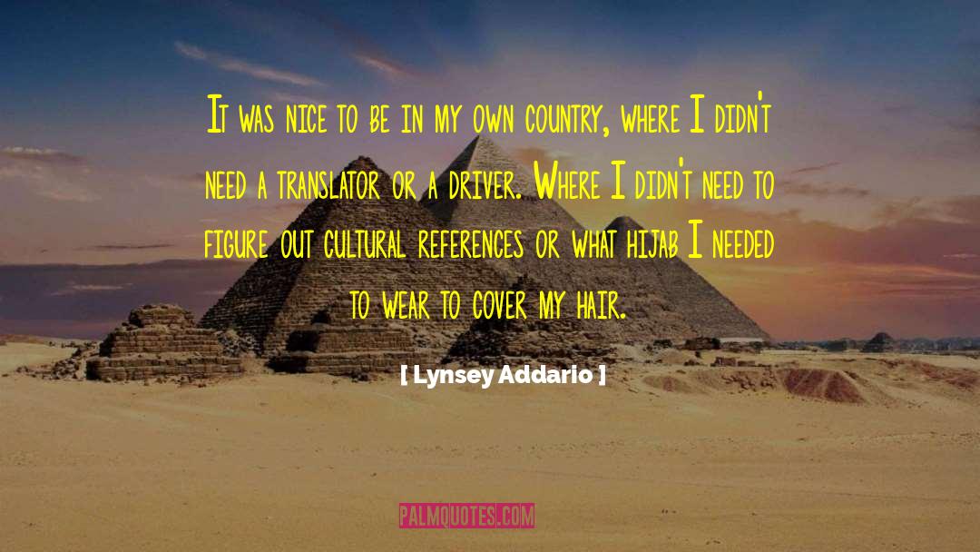 Compulsary Hijab quotes by Lynsey Addario