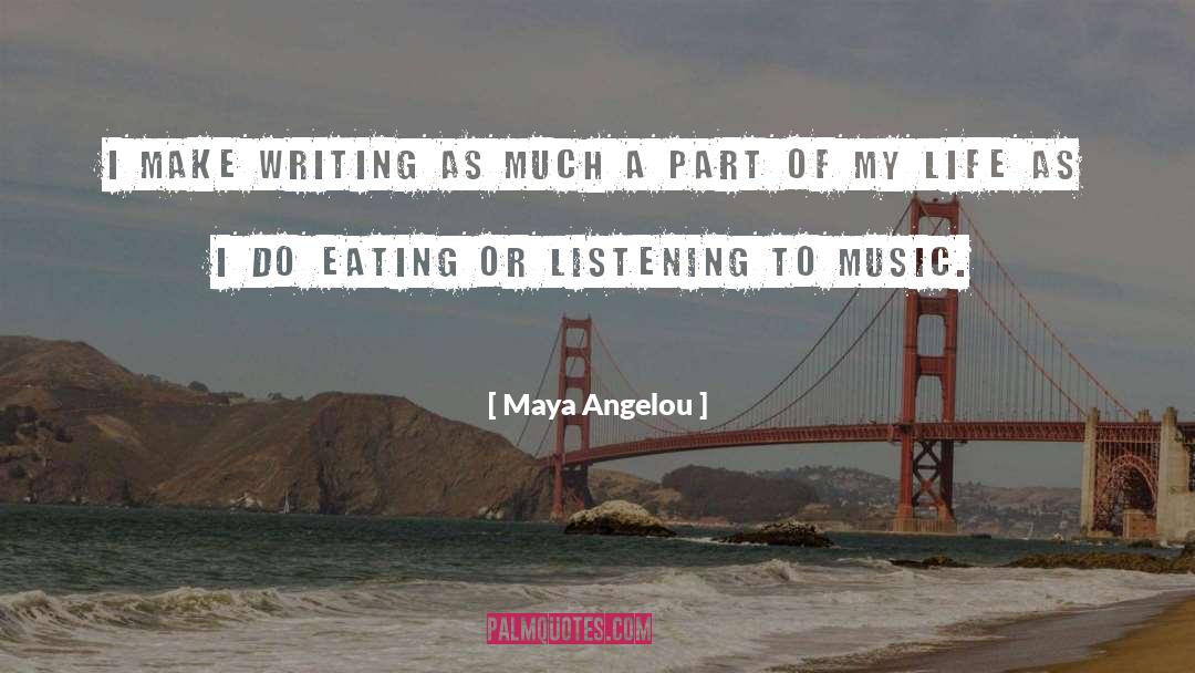 Compulsive Eating quotes by Maya Angelou