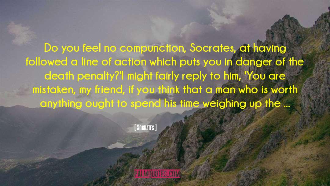 Compunction quotes by Socrates