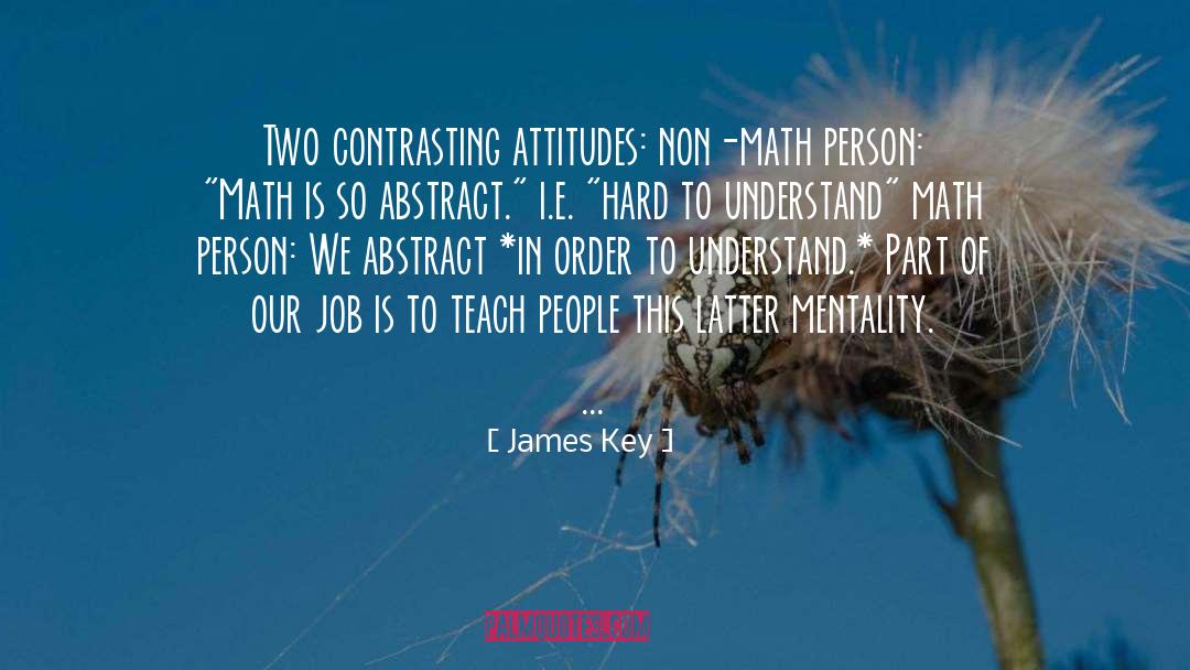 Computations Math quotes by James Key