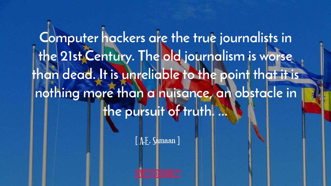 Computer Hackers quotes by A.E. Samaan