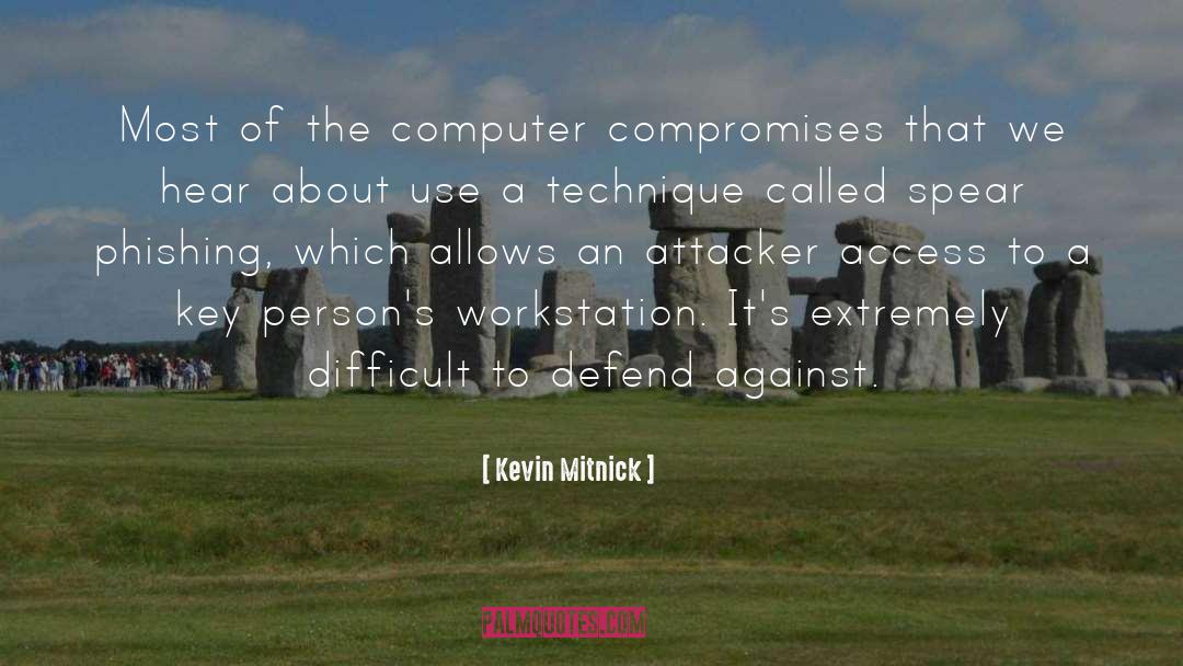 Computer Hackers quotes by Kevin Mitnick