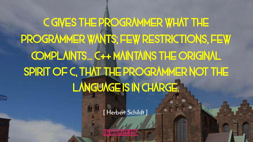 Computer Language quotes by Herbert Schildt