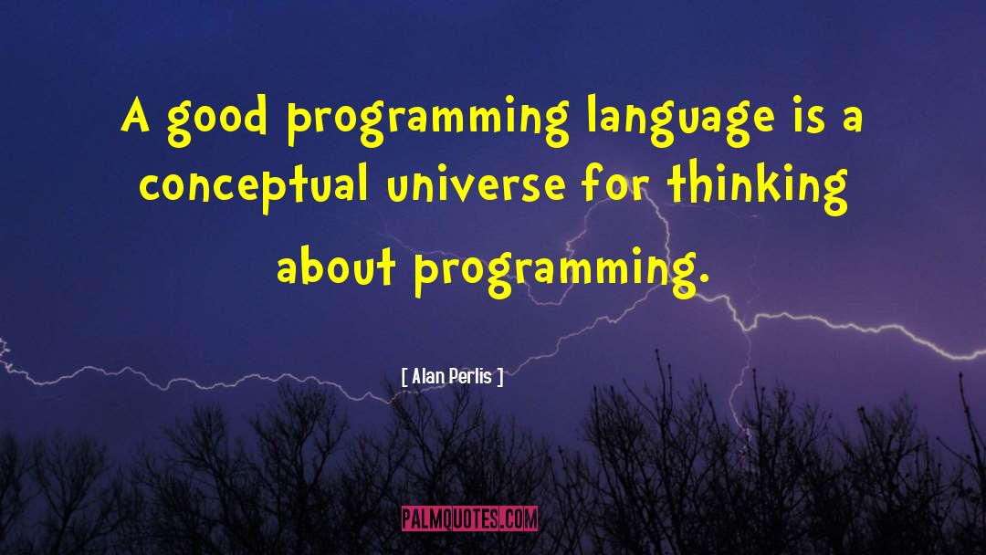 Computer Language quotes by Alan Perlis