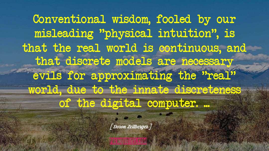 Computer Literacy quotes by Doron Zeilberger