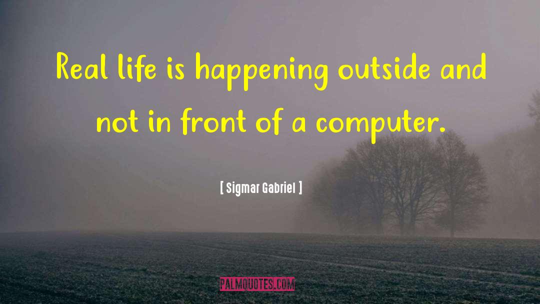 Computer Pioneer quotes by Sigmar Gabriel