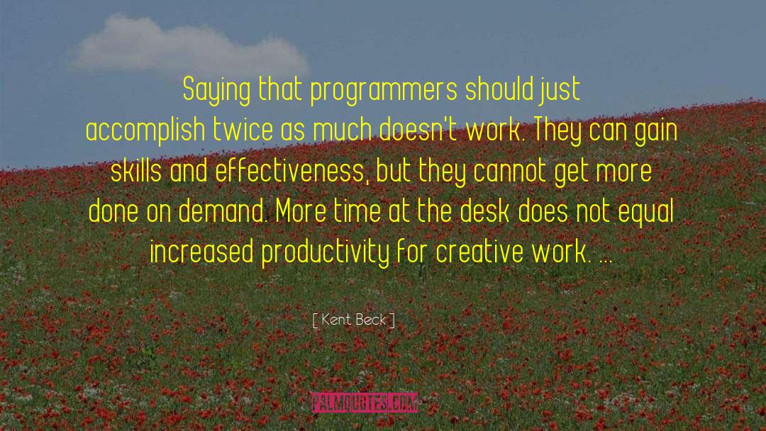 Computer Programmers quotes by Kent Beck