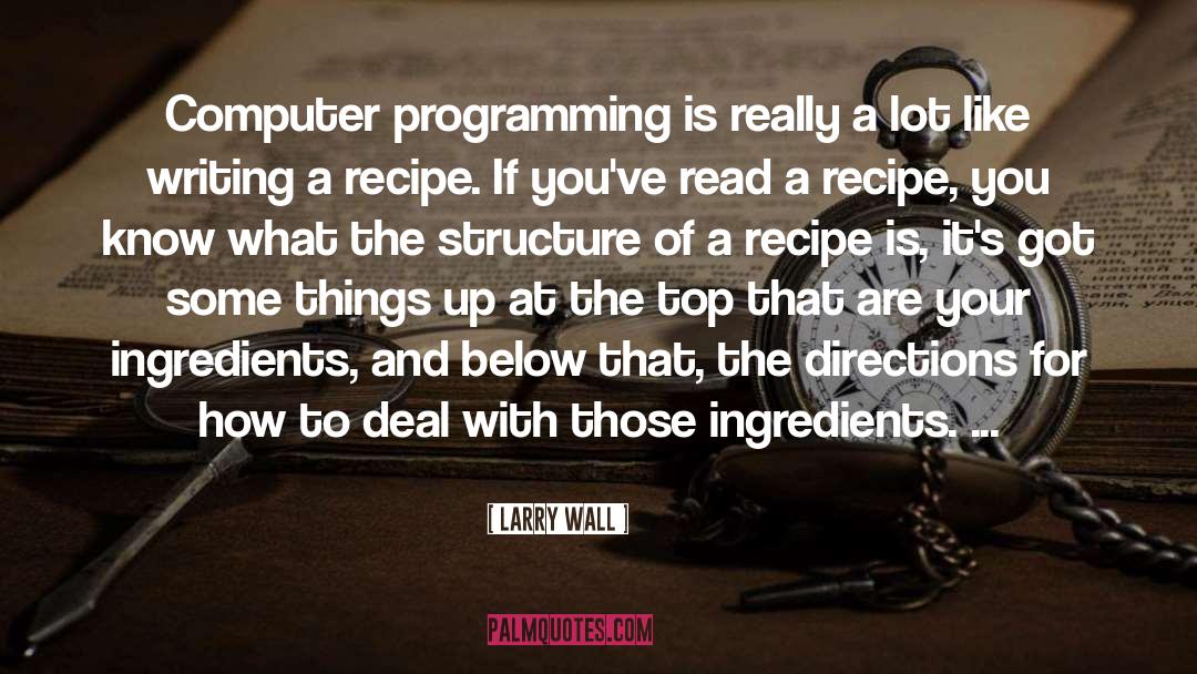 Computer Programming quotes by Larry Wall