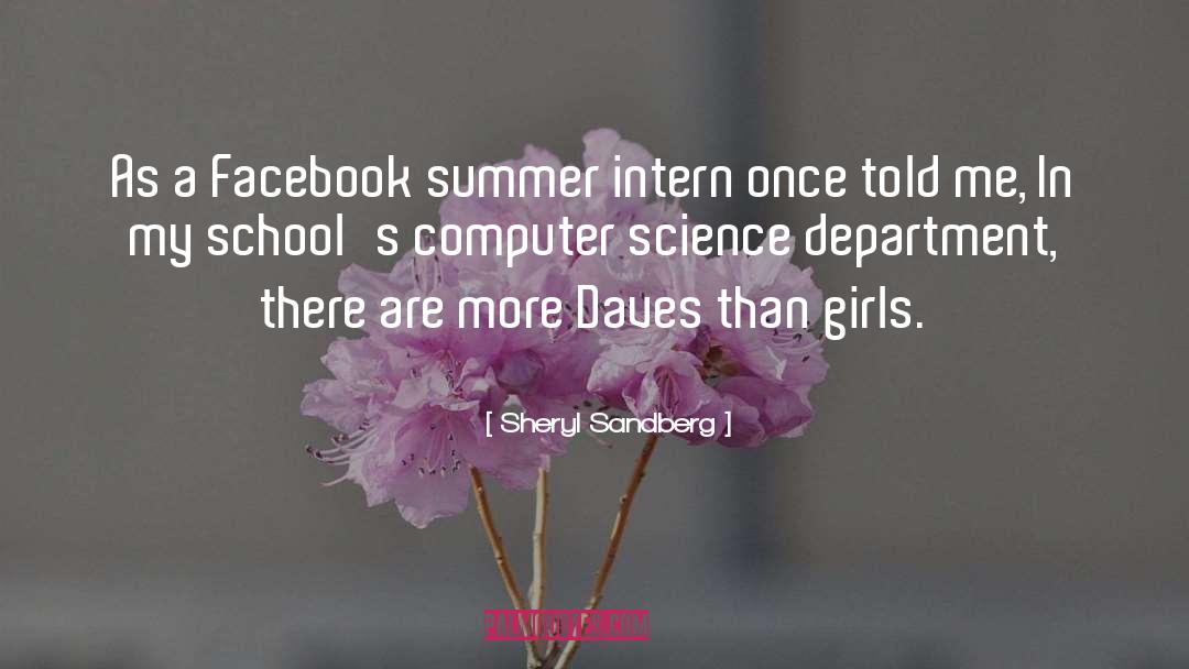 Computer Science quotes by Sheryl Sandberg