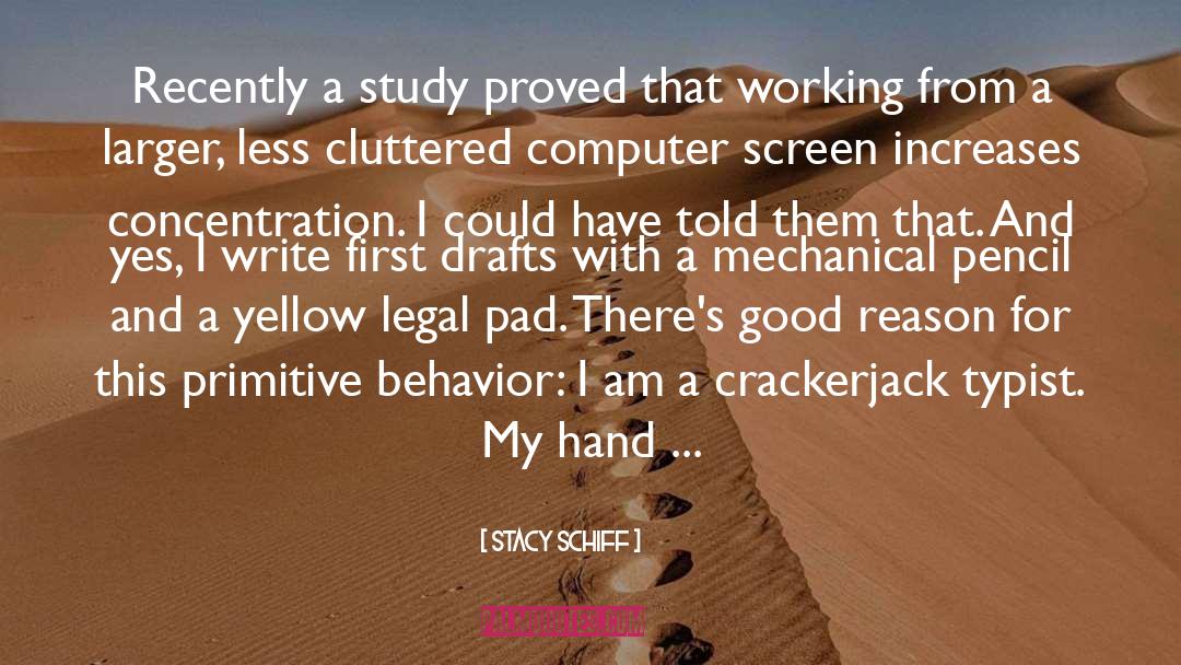 Computer Screen quotes by Stacy Schiff