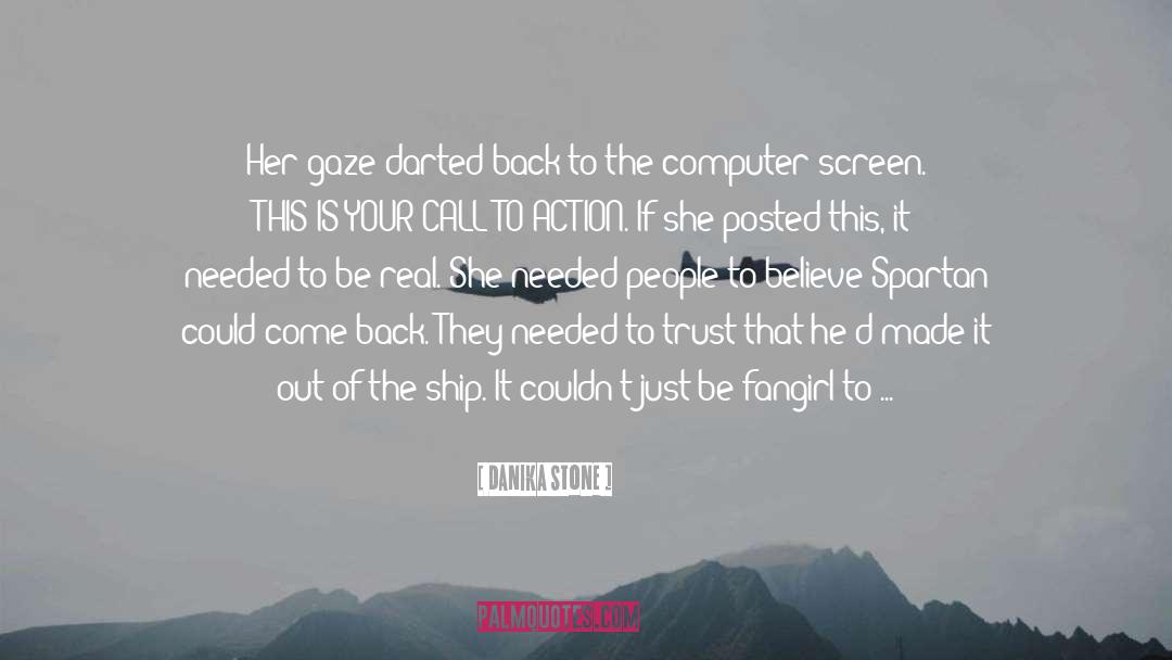 Computer Screen quotes by Danika Stone