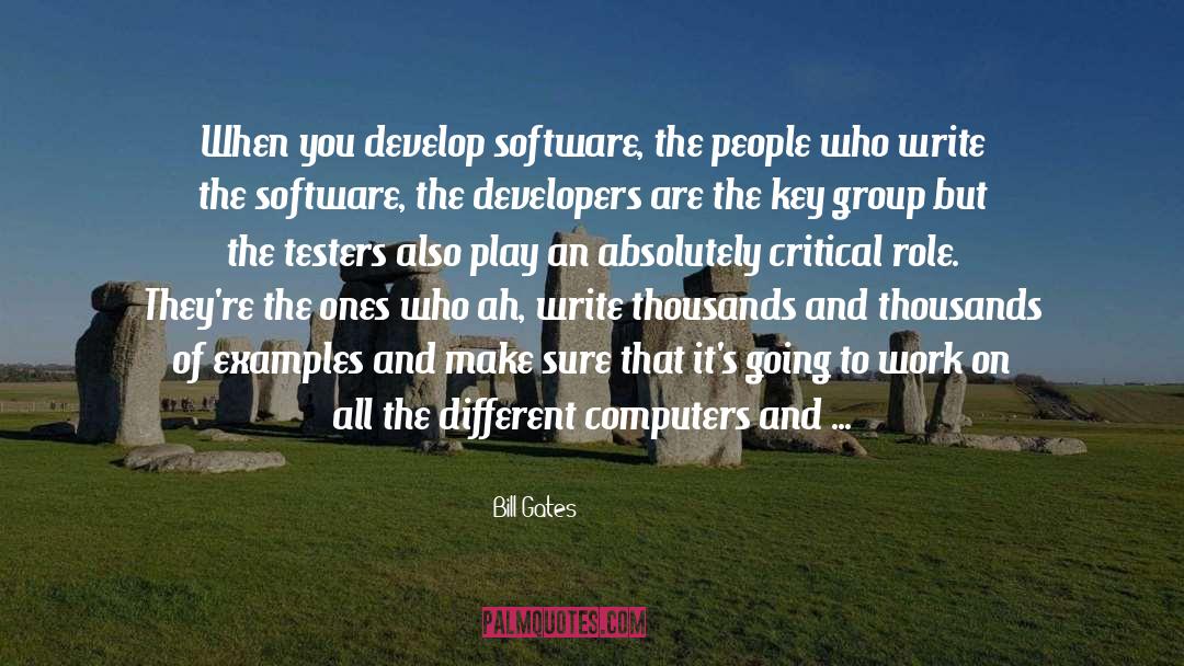 Computer Software quotes by Bill Gates