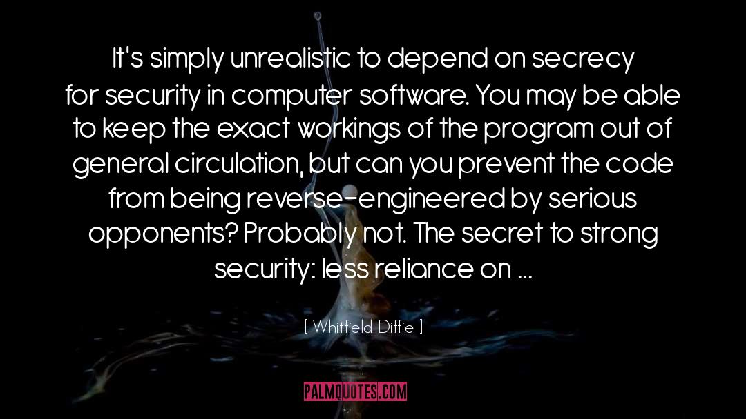 Computer Software quotes by Whitfield Diffie