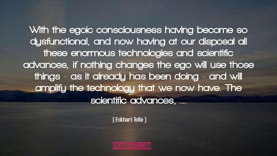 Computer Technology quotes by Eckhart Tolle