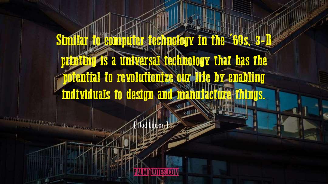 Computer Technology quotes by Hod Lipson