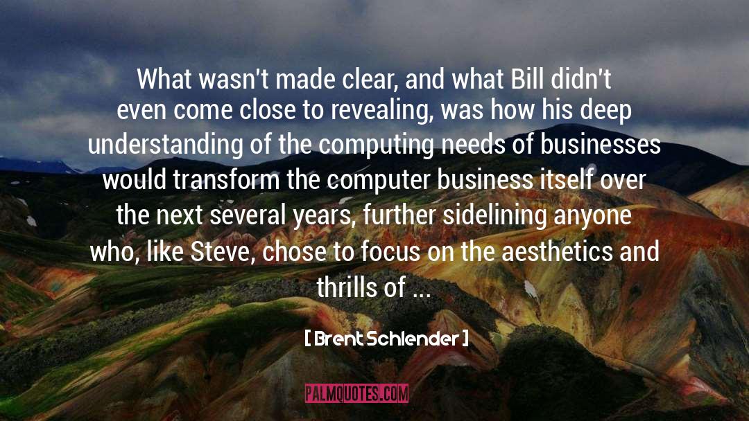 Computing quotes by Brent Schlender