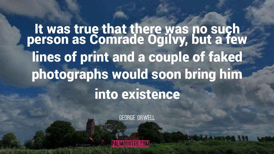 Comrade quotes by George Orwell