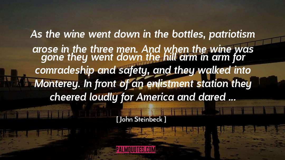 Comradeship quotes by John Steinbeck