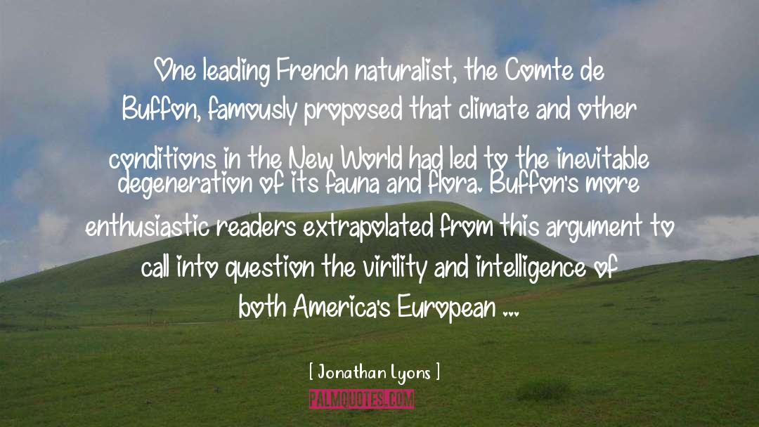 Comte De Buffon quotes by Jonathan Lyons