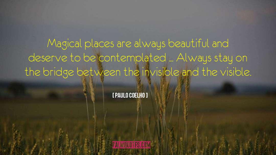 Comtemplation quotes by Paulo Coelho