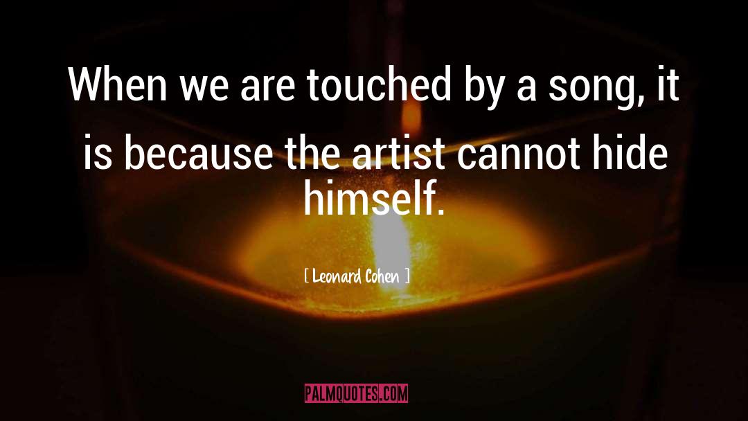 Con Artist quotes by Leonard Cohen