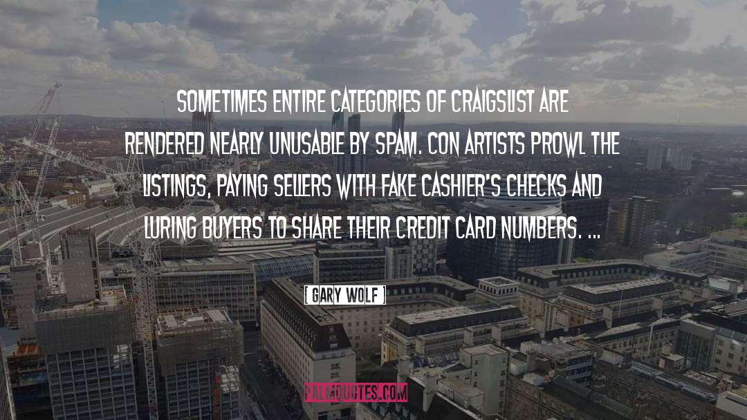 Con Artists quotes by Gary Wolf
