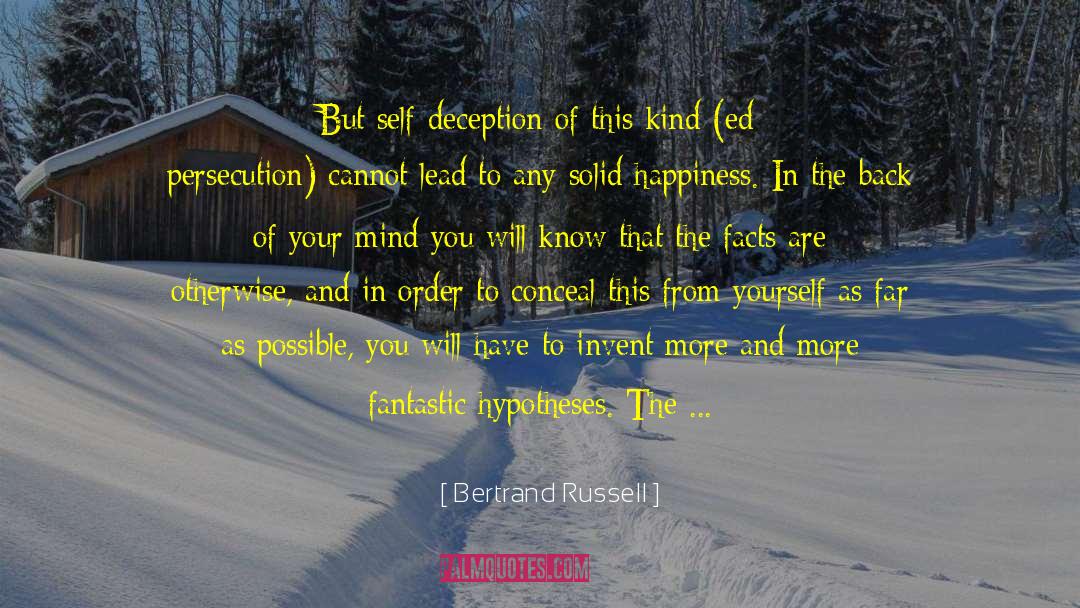 Conceal quotes by Bertrand Russell